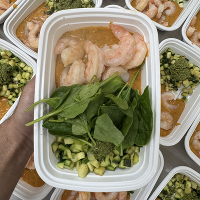Tomato Basil Shrimp